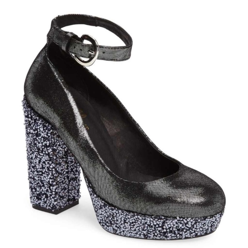 ☀️NEW Shellys London Thrift Platform Pump Size 40 Euro